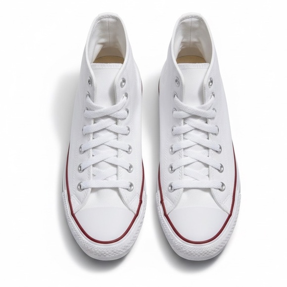 Converse Shoes - Converse Chuck Taylor All Star High Top White Canvas Sneakers Mens 8 Womens 10